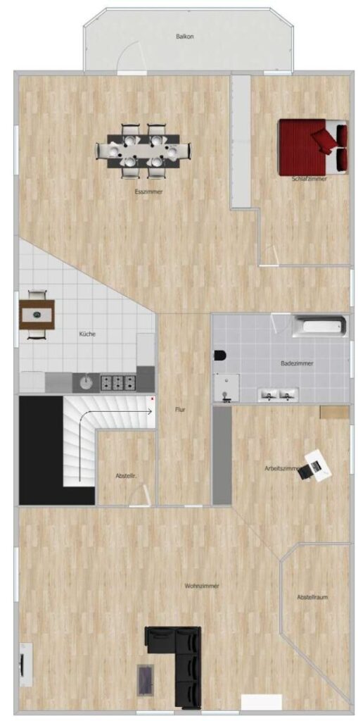 Grundriss DG Wohnung